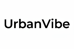 genera una scritta nera su sfondo bianco con scritto UrbanVibe